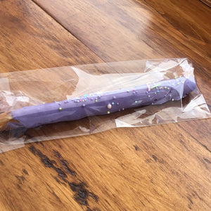 Ube Chocolate Pretzel Rods